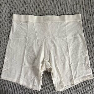 White SKIMS Women's Boxer Briefs